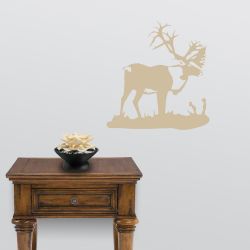 Bull Caribou Wall Decal