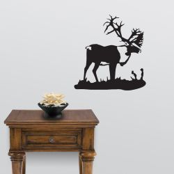 Bull Caribou Wall Decal