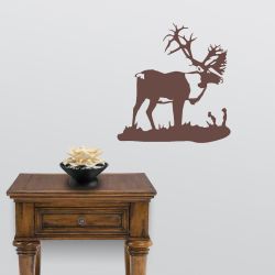 Bull Caribou Wall Decal