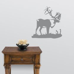 Bull Caribou Wall Decal