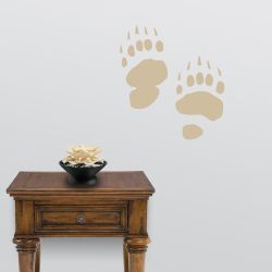 Bear Tracks Wall Decal