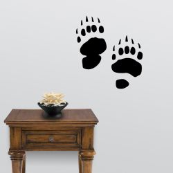 Bear Tracks Wall Decal