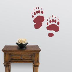 Bear Tracks Wall Decal