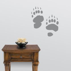 Bear Tracks Wall Decal