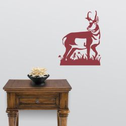 Pronghorn Antelope Detail Wall Decal