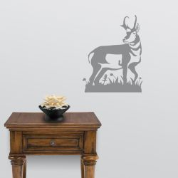 Pronghorn Antelope Detail Wall Decal