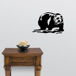 Grizzly in the Stream Wall Decal