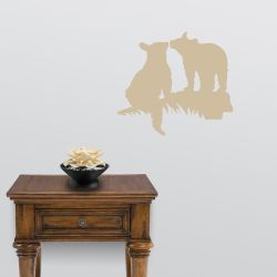 Black Bear Cubs Wall Decal