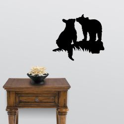 Black Bear Cubs Wall Decal