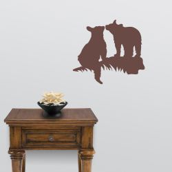 Black Bear Cubs Wall Decal