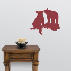 Black Bear Cubs Wall Decal