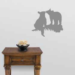 Black Bear Cubs Wall Decal