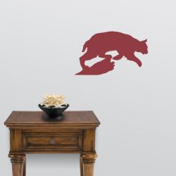 Bobcat on the Hunt Wall Decal