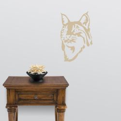 Bobcat Face Wall Decal