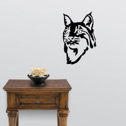 Bobcat Face Wall Decal