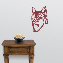 Bobcat Face Wall Decal