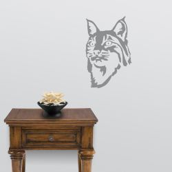 Bobcat Face Wall Decal