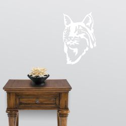 Bobcat Face Wall Decal