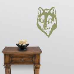 Wolf Front Portrait Wall Decal