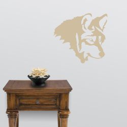 Wolf Profile Wall Decal