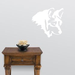 Wolf Profile Wall Decal