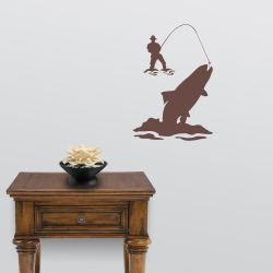 Spring Creek Rainbow Trout Wall Decal