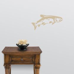 Leaping Trout Wall Decal
