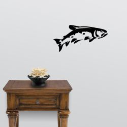 Leaping Trout Wall Decal