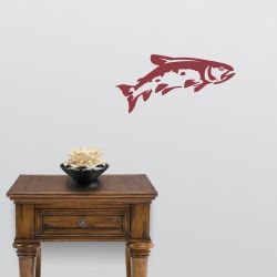 Leaping Trout Wall Decal