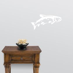 Leaping Trout Wall Decal