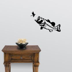 Big Mouth Largemouth Bass Wall Decal