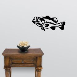 Largemouth Bass Detailed Wall Decal