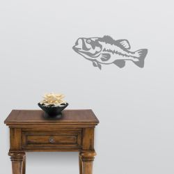 Largemouth Bass Detailed Wall Decal