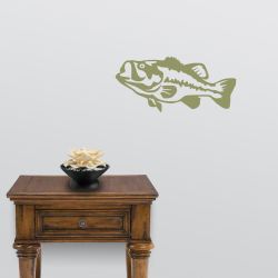 Largemouth Bass Detailed Wall Decal