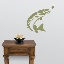 Tiger Muskie Wall Decal