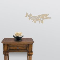 Northern Pike Detailed Wall Decal