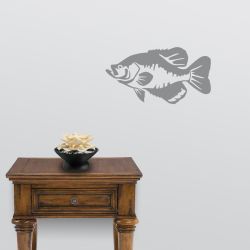 Black Crappie Wall Decal