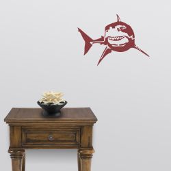 Great White Turning Wall Decal