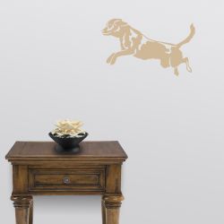 Jumping Lab Wall Decal