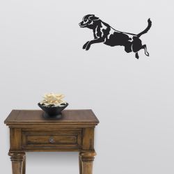 Jumping Lab Wall Decal