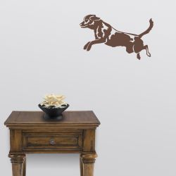 Jumping Lab Wall Decal