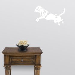 Jumping Lab Wall Decal