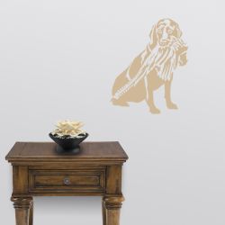 Lab and Pheasant Wall Decal