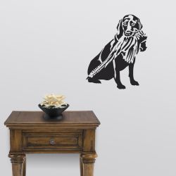 Lab and Pheasant Wall Decal