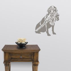 Lab and Pheasant Wall Decal