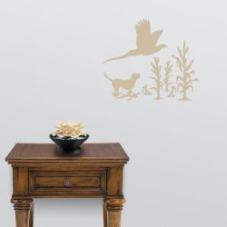 Lab Flushing Rooster Decal