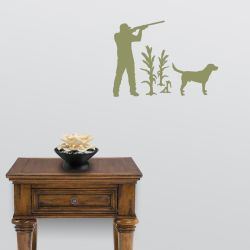 Upland Hunter and Lab Reaady Decal