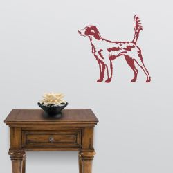 English Setter in the Field Decal