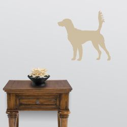 English Setter On Scent Decal