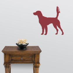 English Setter On Scent Decal